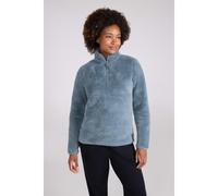Mountain Warehouse Womens Teddy Fleece Quarter Zip Fleece Top - Mint - Mint - 18 UK