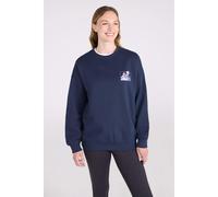 Mountain Warehouse Women's Text Relaxed Fit Jumper - Dark Blue - 10 UK - Dark Blue - 60% Cotton/40% Polyester