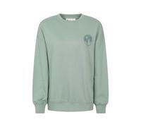 Mountain Warehouse Womens Text Relaxed Fit Jumper - Pale Green - 18 UK - Pale Green - 60% Cotton/40% Polyester