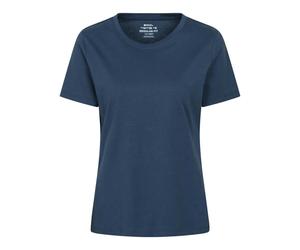 Mountain Warehouse Womens Three Peaks Graphic Back Print T-Shirt - Navy - 18 UK - Navy - 100% Organic Cotton