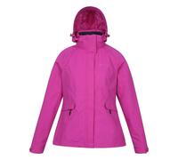 Mountain Warehouse Womens Thunderstorm II 3 in 1 Waterproof Jacket - Bright Pink - 8 UK - Bright Pink - 100% Polyester