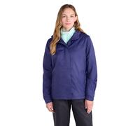 Mountain Warehouse Torrent Womens Waterproof Jacket - Lightweight Ladies Raincoat, Fully Taped Seams, 2 Zipped Pockets Cagoule - Spring Summer, Travelling Navy Women's Size 18
