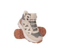 Mountain Warehouse Trail Blazer Womens Waterproof Walking Boots - Quick Drying, EVA Cushion, Ladies Footwear, Mesh Lining - Spring, Summer Hiking, Outdoors, Trekking Beige Adult Shoe Size 4
