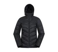 Mountain Warehouse Women's Turbine Padded Soft Shell Jacket - Jet Black - 22 UK - Jet Black - 96% Polyester/4% Elastane
