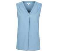 Mountain Warehouse Womens Tuscany Chambray Sleeveless Shirt - Light Blue - 12 UK - Light Blue - 100% Cotton