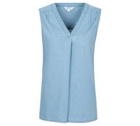 Mountain Warehouse Womens Tuscany Chambray Sleeveless Shirt - Light Blue - Light Blue - 6 UK