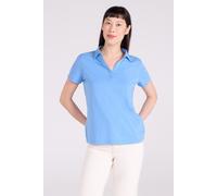 Mountain Warehouse Womens UV Polo - UV Protection Ladies T-Shirt, V Neck Top, Lightweight Tee Shirt - for Spring Summer Running, Hiking & Outdoors Bright Blue Women's Size 8