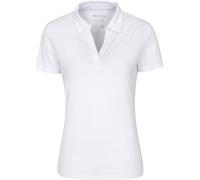 Mountain Warehouse Womens UV Polo Shirt - White - White - Size: 16