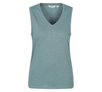 Mountain Warehouse Womens Whitley V Neck Vest Top - Pale Green - 4 UK - Pale Green - 60% Cotton/40% Modal