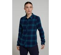 Mountain Warehouse Womens Willow Brushed Flannel Shirt Ladies Lightweight Blouse