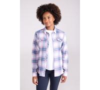 Mountain Warehouse Womens Willow Brushed Flannel Shirt Ladies Lightweight Blouse
