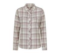 Mountain Warehouse Womens Willow Flannel Shirt - Beige - 10 UK - Beige - 50% Cotton/50% Polyester