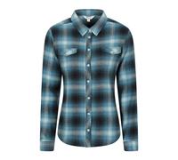 Mountain Warehouse Womens Willow Flannel Shirt - Dark Blue - 12 UK - Dark Blue - 50% Cotton/50% Polyester