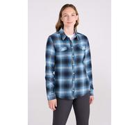Mountain Warehouse Womens Willow Flannel Shirt - Dark Blue - Dark Blue - 12 UK