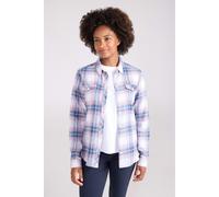 Mountain Warehouse Womens Willow Flannel Shirt - Off White - Off White - 10 UK