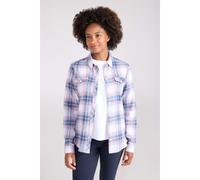 Mountain Warehouse Womens Willow Flannel Shirt - Off White - Off White - 14 UK
