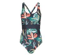 Mountain Warehouse Womens Yamba Flowers One Piece Swimsuit - Teal - 16 UK - Teal - 100% Mixed