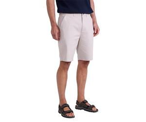 Mountain Warehouse Woods Mens Chino Shorts - Lightweight, Breathable, UPF 50+, Lots of Pockets Short Pants - for Beach, Walking, Hiking & Outdoors Off White Men's W28