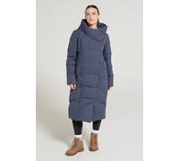 Mountain Warehouse Cosy Wrap Womens Long Down Jacket Blue Women's Size 20