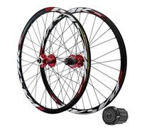 Mountain Wheelset 26/27.5/29 Inch Aluminum Alloy Double Wall Rim Hybrid/Front & Rear Bike Wheel 32 Hole for 7-12 Speed Cassette Flywheel Disc Brake