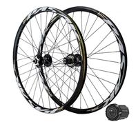 Mountain Wheelset 26/27.5/29 Inch Aluminum Alloy Double Wall Rim Hybrid/Front & Rear Bike Wheel 32 Hole for 7-12 Speed Cassette Flywheel Disc Brake