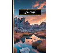 Mountain Whispers: Soft Cover Nature Journal, Reflective Stream & Clouds, 6" x 9", Lined Cream Pages, Matte Finish