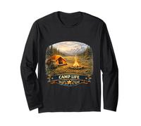 Mountain Wilderness Camp Adventure Long Sleeve T-Shirt