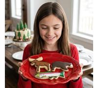 Mountain Wildlife Cookie Cutters 3-Pc. Set Made in USA by Ann Clark, Bear, Moose, Fish