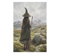 Mountain Witch Wanderer Jigsaw Puzzle 1000 Pieces in Wood, Brain Teaser