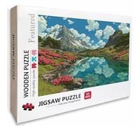 Mountain Wooden Jigsaw Puzzles 48x32in, View Jigsaw Puzzles 3000 Pieces for Adults with Box, Educational Challenging Game, Back Lettering Easy to Distinguish, Summer Gifts, Beautiful Decor, 8-3806