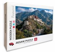 Mountain Wooden Jigsaw Puzzles 61x41in, Architecture Jigsaw Puzzles 5000 Pieces for Adults with Box, Back Lettering Easy to Distinguish, Educational Challenging Game, Summer Decor, Gifts, Q-7481