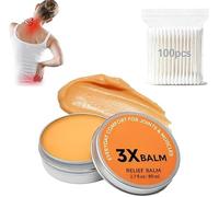 Mountain3X Balms, Mountain3X Relief Balm,Soothing Gel Cream for Knee, Foot, Back & Joint Relief, 2.7fl oz (1pcs)