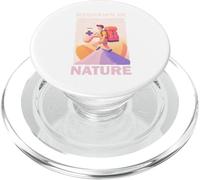 Mountaineer with rucksack in the mountains Gaming PopSockets PopGrip for MagSafe