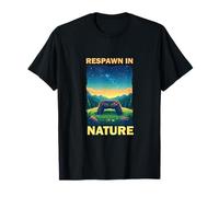 Mountaineer with Rucksack in The Mountains Gaming T-Shirt