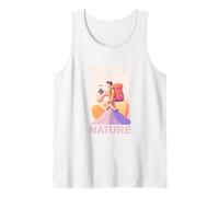 Mountaineer with Rucksack in The Mountains Gaming Tank Top