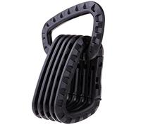 mountaineering buckle， 6/3pcs Tactical Carabiner Carabina Karabiner Clip Plastic Cadet Hiking Camping(Black)
