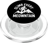Mountaineering Cat Climb Every Meowntain PopSockets PopGrip for MagSafe