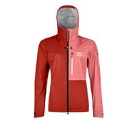 Mountaineering jacket Ortovox 3L ORTLER JACKET W (sunset orange) Women's