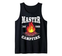 Mountaineers Master of The Campfire Bonfire Camp Camping Tank Top