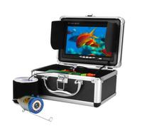 MOUNTAINONE Underwater Fishing Camera with 7 Inch Fish Finder Waterproof Fishing Underwater Camera 15M Cable Length Fish Finder System Kit for Ice Lake Boat Fishing (15M NO DVR)