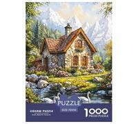 Mountainous Rural Areas 1000-Piece Jigsaws Puzzles for Adult Challenging Puzzles Fun, Challenging & Brainteasing Games for Adults And Kids Age 12 Years Up Decoration Puzzle 70x50cm/1000pcs