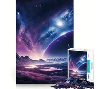Mountainous Stardust Adult Jigsaw Puzzles 1000 Pieces Mind Exercise Toy Calming Play Design Assembly Amazing Present (38x26cm)