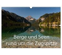 Mountains and lakes around the Zugspitze UK-Version (Wall Calendar 2026 DIN A3 Landscape), CALVENDO 12 Month Wall Calendar