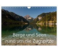 Mountains and lakes around the Zugspitze UK-Version (Wall Calendar 2026 DIN A4 Landscape), CALVENDO 12 Month Wall Calendar