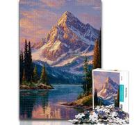 Mountains And Rivers Landscape Jigsaw Puzzles for Teenagers 1000,Help The Brain Exercise Addictive Toys to Cultivate Patience A Work of Art (38x26cm)