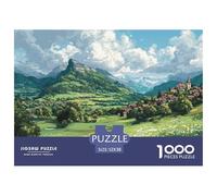 Mountains And RiversAwe-Inspiring Jigsaw Puzzles for Adults Lofty Mountains A 1000-Piece (Advanced) Saga of Impossible, Hard, And Difficult Challenging Puzzle Games for Women & Men - A Bonding Adventu
