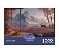 Mountains And RiversAwe-Inspiring Jigsaw Puzzles for Adults Lofty Mountains A 1000-Piece (Advanced) Saga of Impossible, Hard, And Difficult Challenging Puzzle Games for Women & Men - A Bonding Adventu