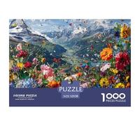 Mountains And RiversColossal Jigsaw Puzzles for Adults Lofty Mountains A Vast Collection of 1000 Advanced, Seemingly Impossible Challenging Puzzle Game Pieces - A Majestic Gift for Determined Adult An
