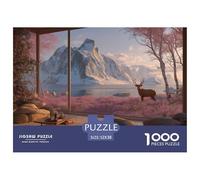 Mountains And RiversEngaging Jigsaw Puzzles for Adults Lofty Mountains A 1000-Piece (Advanced) Collection of Challenging Puzzle Games for Women And Men - An Ideal Activity for Adults And Young Adults