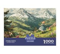 Mountains And RiversGigantic 1000-Piece Jigsaw Puzzles for Adults Lofty Mountains An Arsenal of 1000 Ruthlessly Difficult Challenging Puzzle Game Pieces - Engineered to Be A Trophy Gift Jigsaw Puzzles